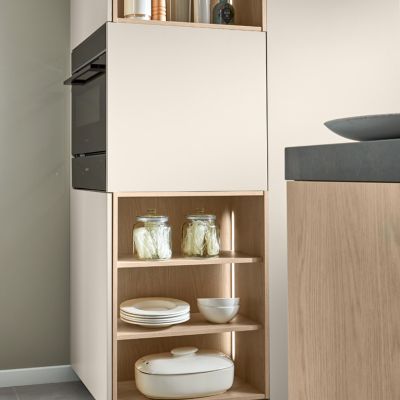 VU_Eiche kaschmir MS 3294 Mattlack Angora grau D2 Regal