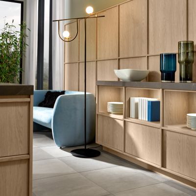 VU_Eiche kaschmir MS 3294 Mattlack Angora grau D3 Wohnen